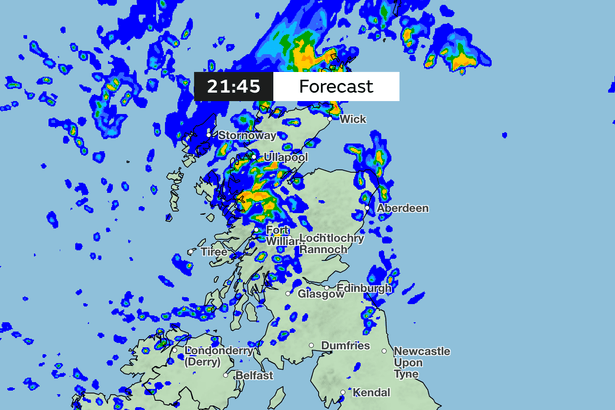 Scotland to be drenched just 24 hours after heatwave - full list of 11 areas