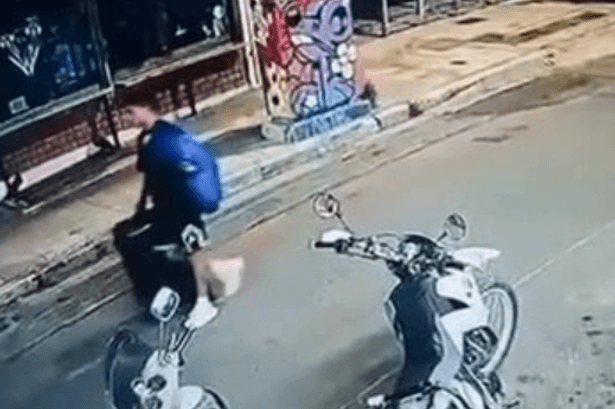Harrowing CCTV footage captures moment man 'wheels suitcase with body of Scots woman'