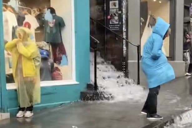 Edinburgh Festival hit with 'flash flood' as streets become 'rivers' and tourists 'run for cover'