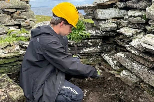 Schoolkids discover '1,000-year-old Viking church' during trip to uninhabited Scots island