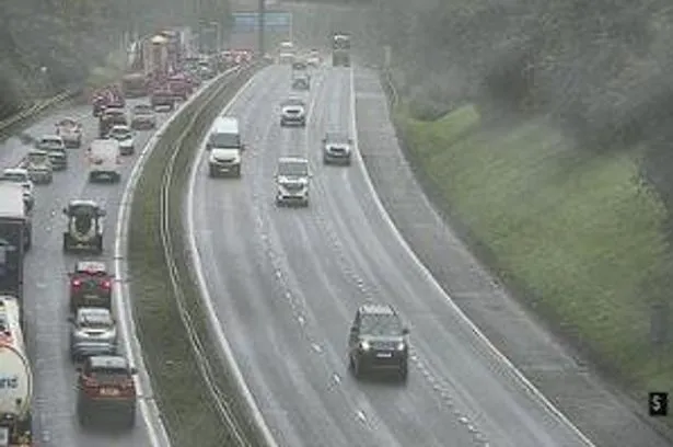 Huge delays on M77 near Newton Mearns as rush hour crash locks down motorway