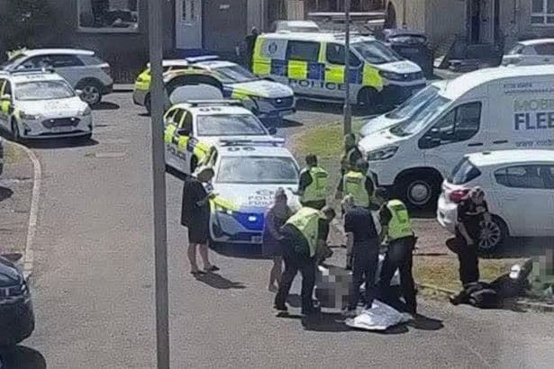 Man charged with 'attempted murder' after 'van driven at two cops' in Larkhall