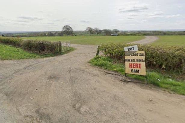 Baby 'found alone in car' at boot sale as police launch probe