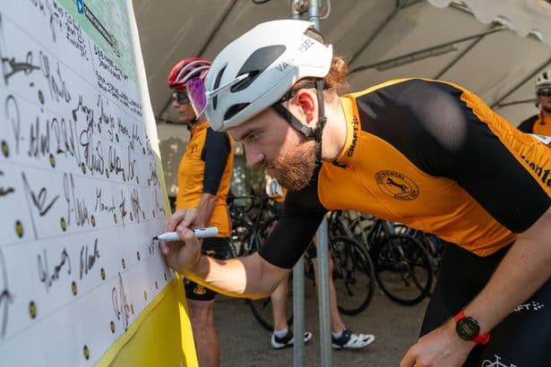 'I rode the end of a Tour de France stage and invented my own race up a climb'