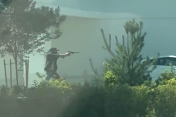 Hero armed local uses own gun to disarm maniac who left 2 dead and 7 wounded