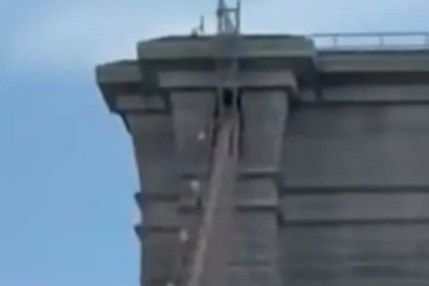 Naked man survives 80m bridge leap on his birthday after telling pal 'life is boring'