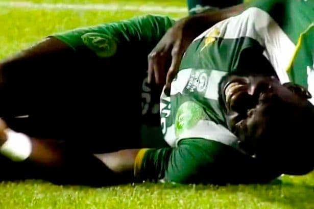 Premier League cult hero rushed to hospital after suffering sickening injury during collision