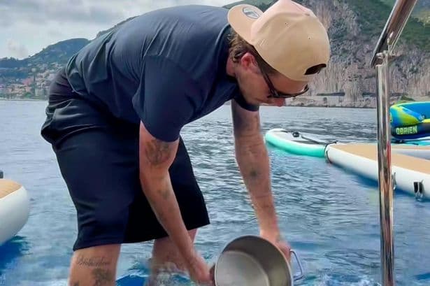 Brooklyn Beckham leaves fans appalled with ‘dodgy’ seawater pasta recipe aboard luxury yacht