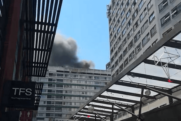 Wembley hotel fire: Smoke rises near Wembley Stadium as six engines scrambled
