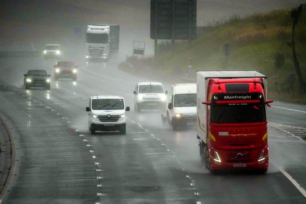 Met Office names areas facing heavy rain on Friday with downpours in 10 counties