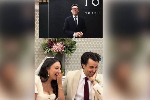 Manchester bride gets heartwarming message from Andy Burnham after wedding plea