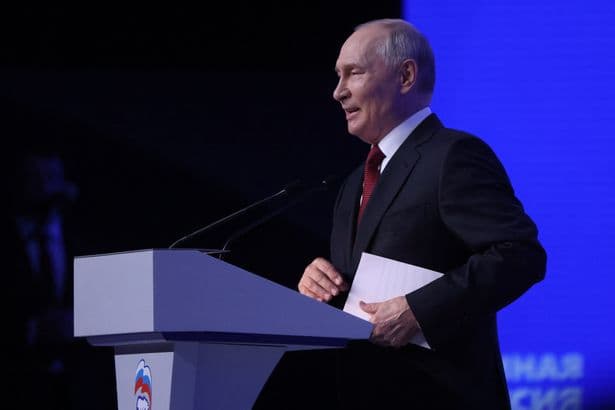 'Proud' Putin looks worryingly smug after revealing WW3 tsunami secret weapon to 'wipe out UK'