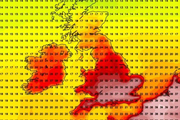 Will there be a fifth heatwave? UK weather maps show 37C scorcher with 6 days above 30C