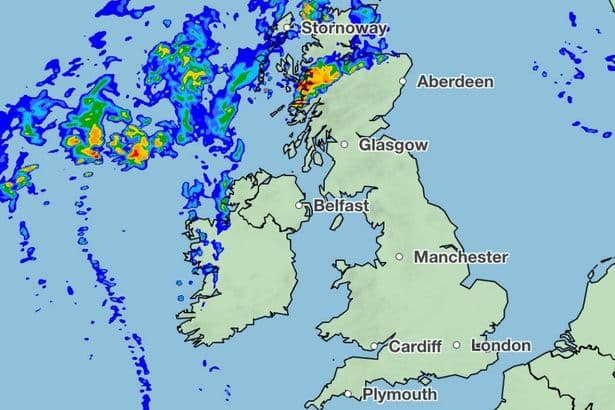 Exact date Britain will see rain again as Met Office reveals which parts of the UK set to cool