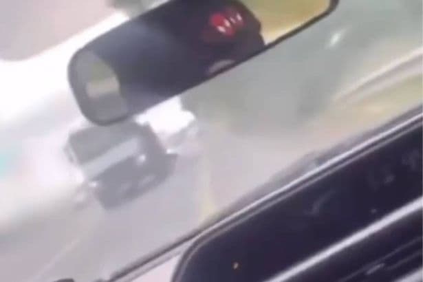 Wrong-way driver on motorway caught on camera 24 hours after 'joyride' crash