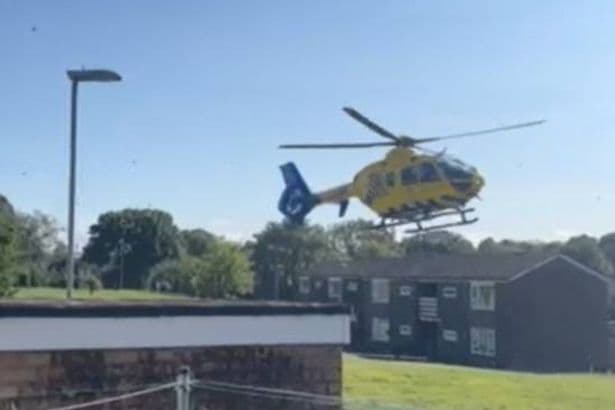 Boy, 3, in critical condition after falling from first-floor window as police give statement