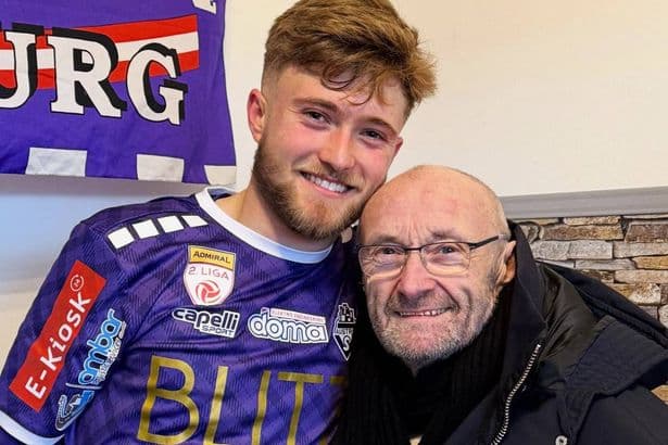 Phil Collins' son Mathew, 21, signs for former Bundesliga champions after successful trial