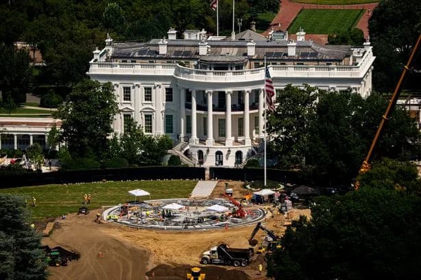Trump claims US 'living in golden age' as White House ballroom construction allowed by Supreme Court