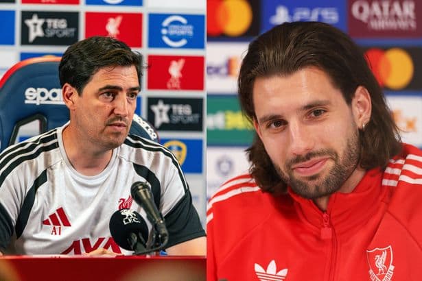 Andoni Iraola and Dominik Szoboszlai Liverpool press conference LIVE - Vice-captaincy, transfers