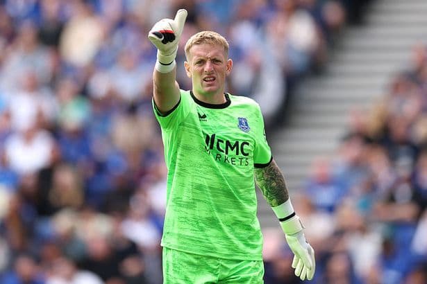 Tyler Dibling and Jarrad Branthwaite make Everton statements as Jordan Pickford falls foul