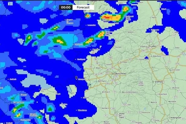 Met Office weather map shows exact time heavy rain will hit Liverpool