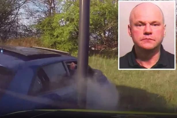 'Mad Kenny' who threatened road carnage rammed by police after 125mph chase