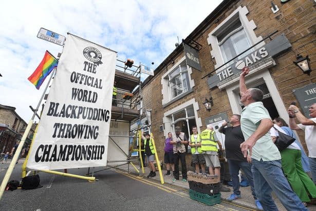 Peta wants to make Ramsbottom Black Pudding Throwing Championship vegan, but locals aren't so sure