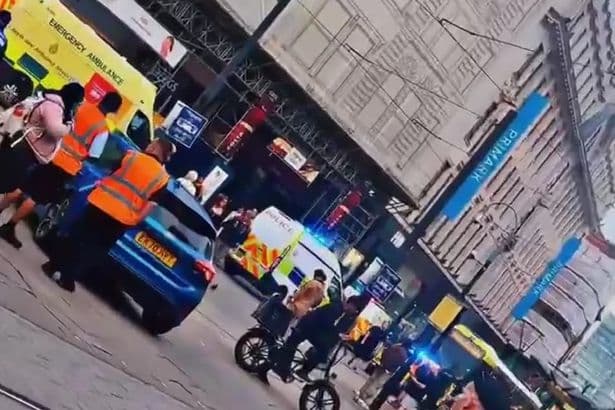 Manchester city centre incident LIVE as emergency services descend on Market Street with trams halted and huge cordon in place