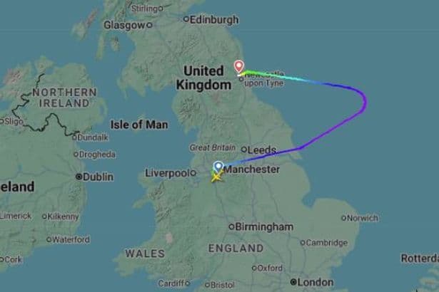 Passenger describes 'dramatic' scenes on Manchester easyJet flight amid 'urgent' diversion