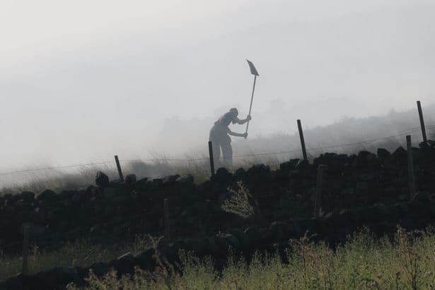 Tintwistle wildfire 'major incident' stood down after 23 days as firefighters continue to tackle blaze