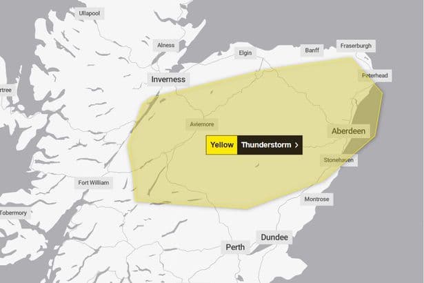 The six UK areas hit with 11-hour thunderstorm Met Office warning - full list