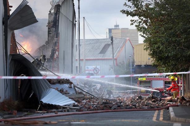 Salford fire LIVE as huge blaze rips through shop with Bury New Road closed and emergency services on scene - updates