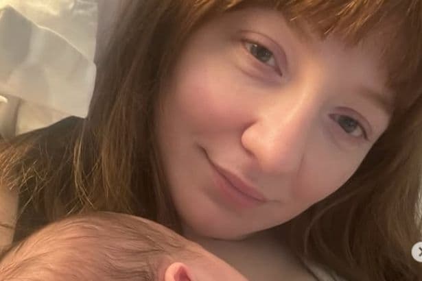 Girls Aloud's Nicola Roberts seen with baby girl as she returns to work months after birth