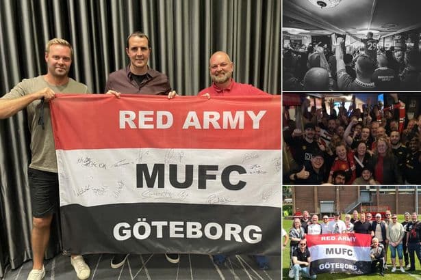 'We created a mini Manchester over 1000 miles away from Old Trafford - United mean everything to us'