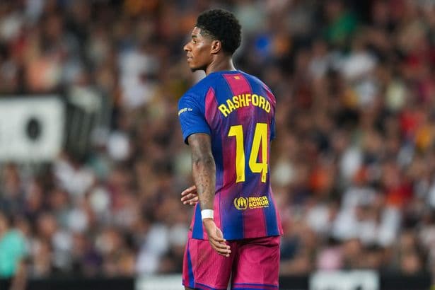 Marcus Rashford's reason for picking No. 14 shirt at Barca as he's forced into Man United change