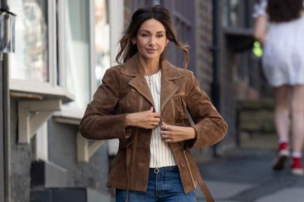 Michelle Keegan films new Netflix drama in Knutsford with Inbetweeners star