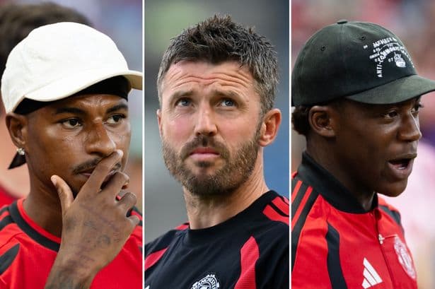 Every word Michael Carrick said on Marcus Rashford, Kobbie Mainoo, Man United transfers and more