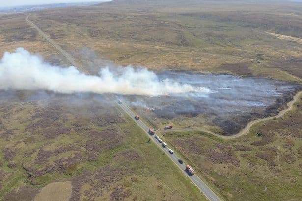 Fire service issues new statement as latest Saddleworth Moor blaze now 'under control'