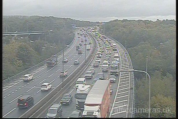 M60 traffic RECAP as drivers face long delays with traffic held after 'vehicle overturns' in crash