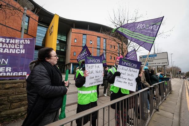 Hundreds of staff to strike at four Greater Manchester hospitals next week as troubled NHS trust hit with another blow