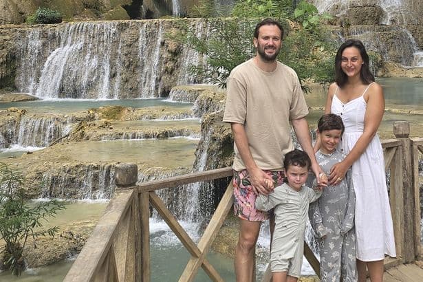 Couple 'retire' in 30s and ditch UK with kids to travel world on £60 a day