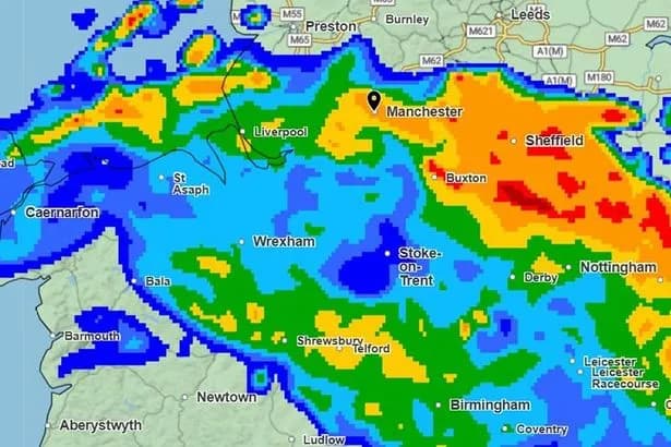 Greater Manchester's hour-by-hour weather forecast as 17 hour thunderstorm warning in force