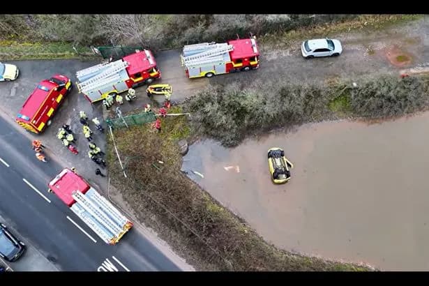 Cheshire couple's car landed upside down in a pond, and their pathetic attempts to cover their tracks were torn apart straight away