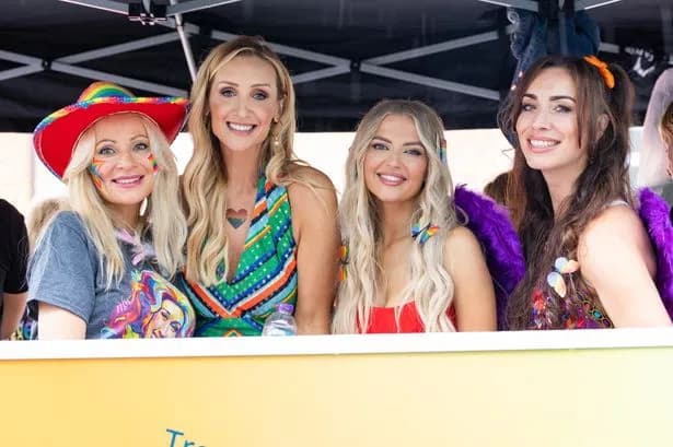 ITV Coronation Street stars return to Pride parade as Catherine Tyldesley and Lucy Fallon celebrate