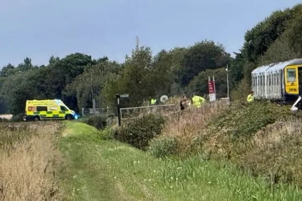 Man dies after train crashes into van in major incident at Burscough with lines shut