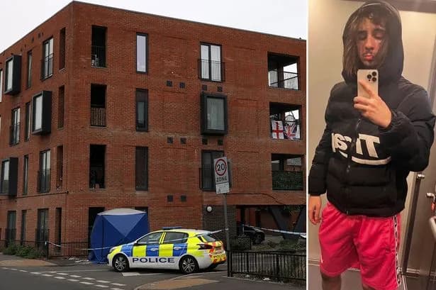 Man at centre of Salford murder investigation named following horror fall from flat balcony