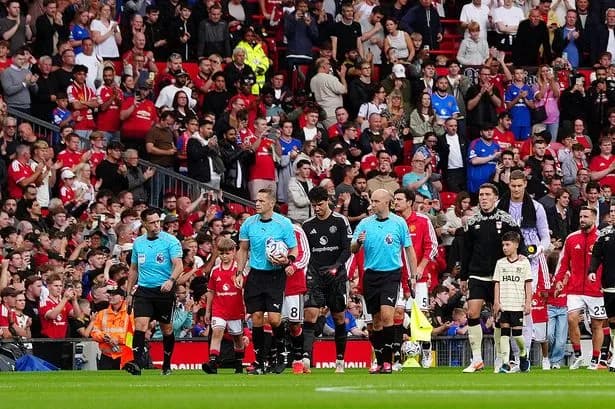 Manchester United led out by A66 police officer's sons in incredibly emotional scenes at Old Trafford