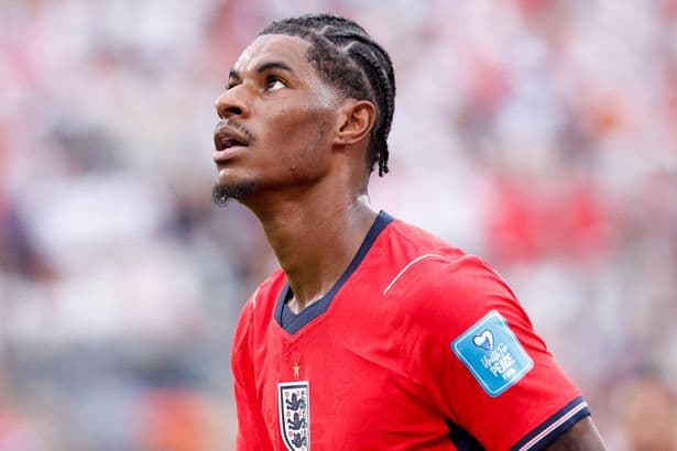 Why is Marcus Rashford not in Man United squad for Atletico Madrid friendly