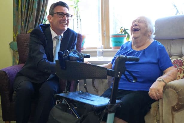 Andy Burnham makes emotional pledge to fix social care for 'my dad and millions like him'