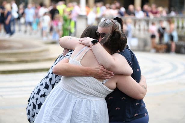 Southport falls silent to remember victims - two years on since horrific knife attack